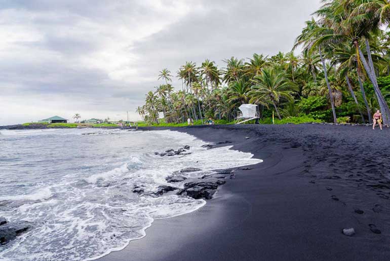 Punaluu Sahili/Siyah Kumsal (Hawaii)