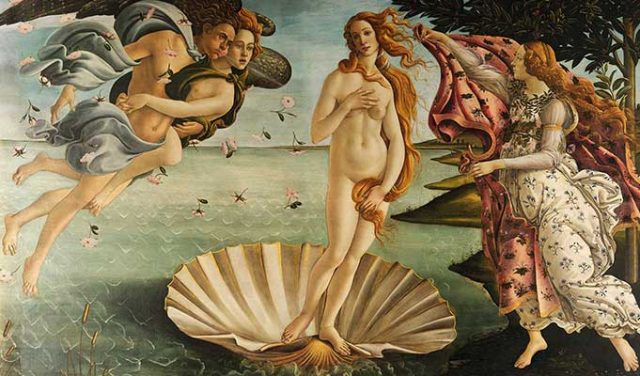 Sandro Botticelli Venüs'ün Doğuşu