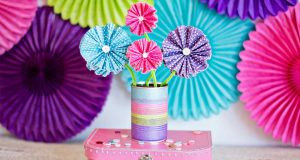 Kağıttan Çiçek Yapımı Kağıttan Çiçek Yapımı