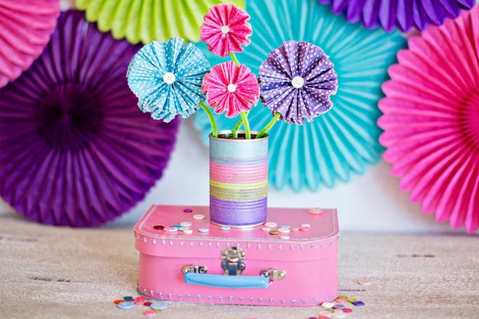 Kağıttan Çiçek Yapımı Kağıttan Çiçek Yapımı