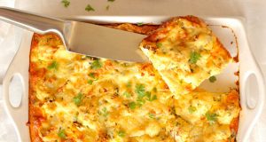 Karnabaharlı Frittata Yemeği Karnabaharlı Frittata Yemeği