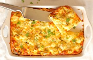 Karnabaharlı Frittata Yemeği Karnabaharlı Frittata Yemeği